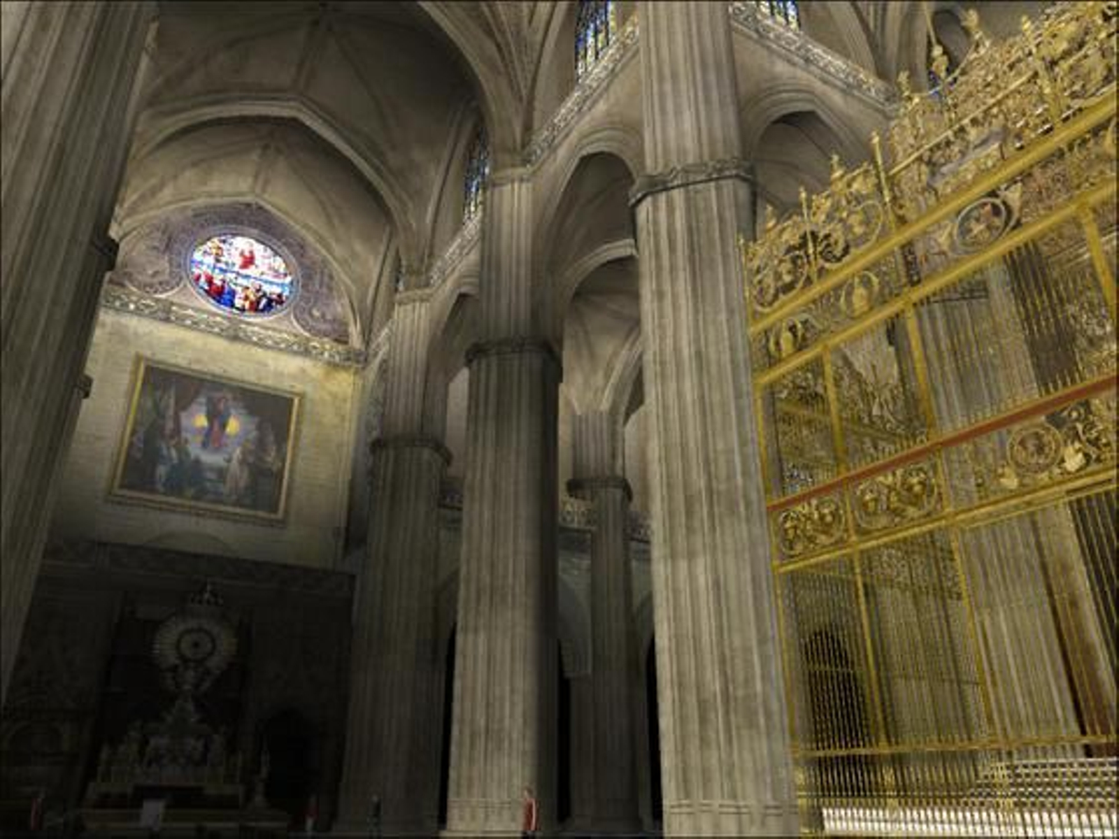 Vista del trascoro de la Catedral.