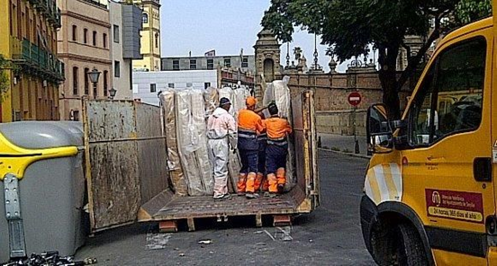 Colchones y alfombras en un BIC