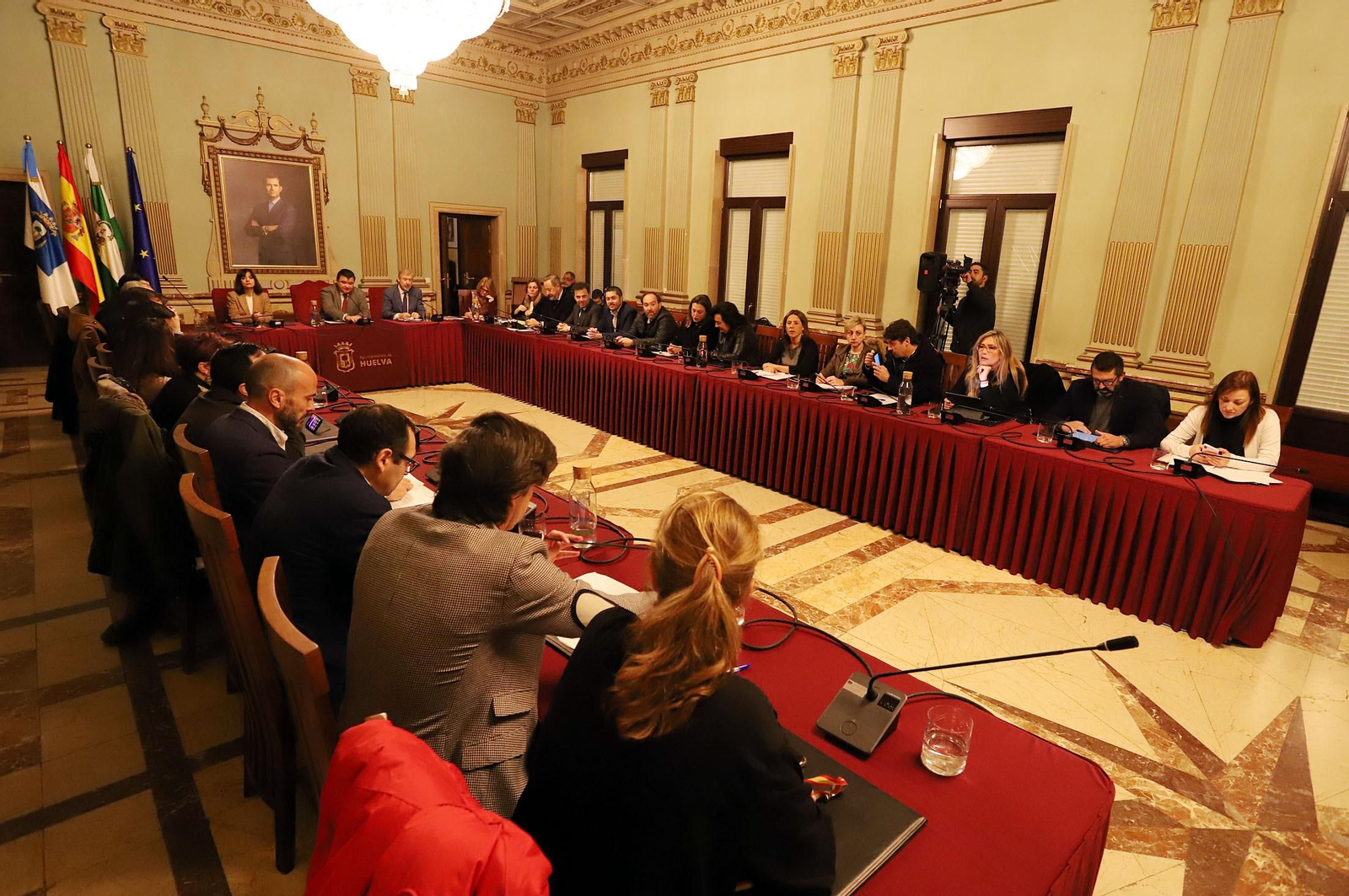 Pleno del Ayuntamiento de Huelva.