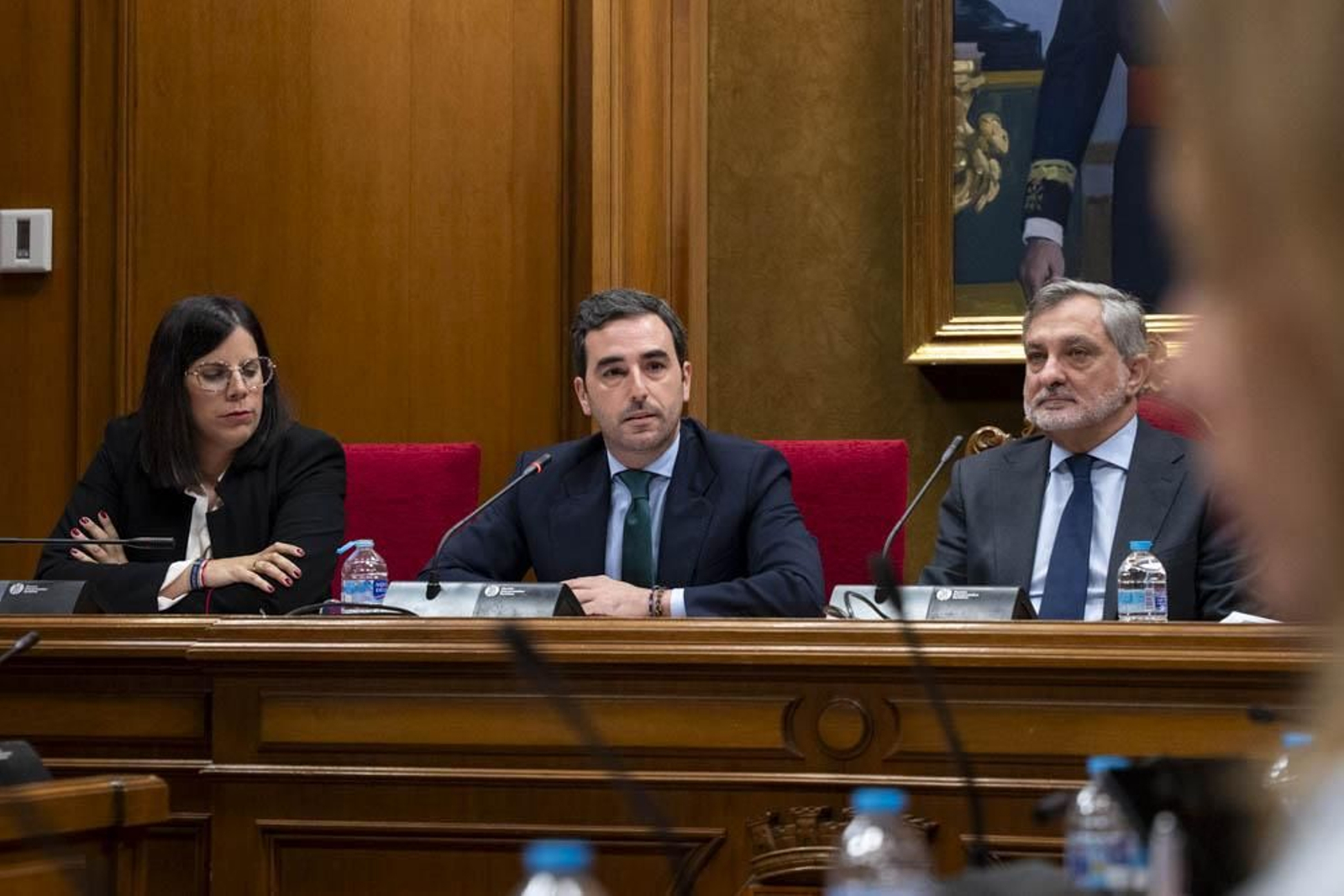 Las imágenes del primer pleno en Diputación sin Javier Aureliano García