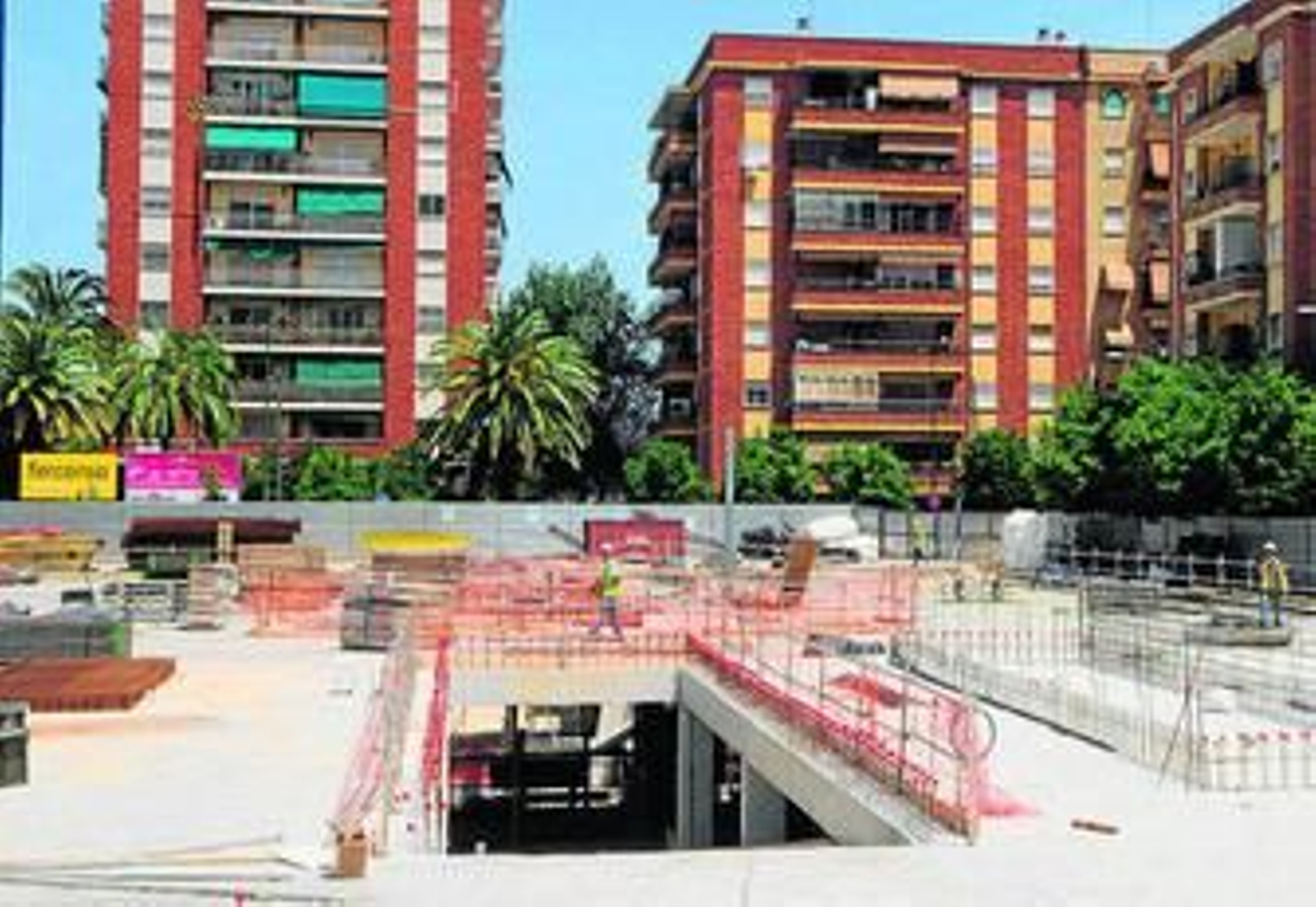 La obra de urgencia de la estructura del aparcamiento de Bami finalizó a mediados de mayo.