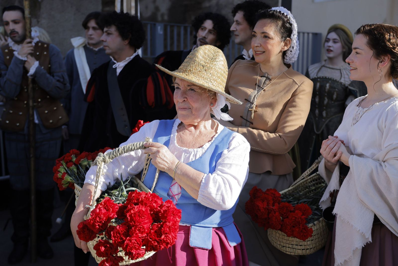 Desfile de Carlos V e Isabel de Portugal en Sevilla