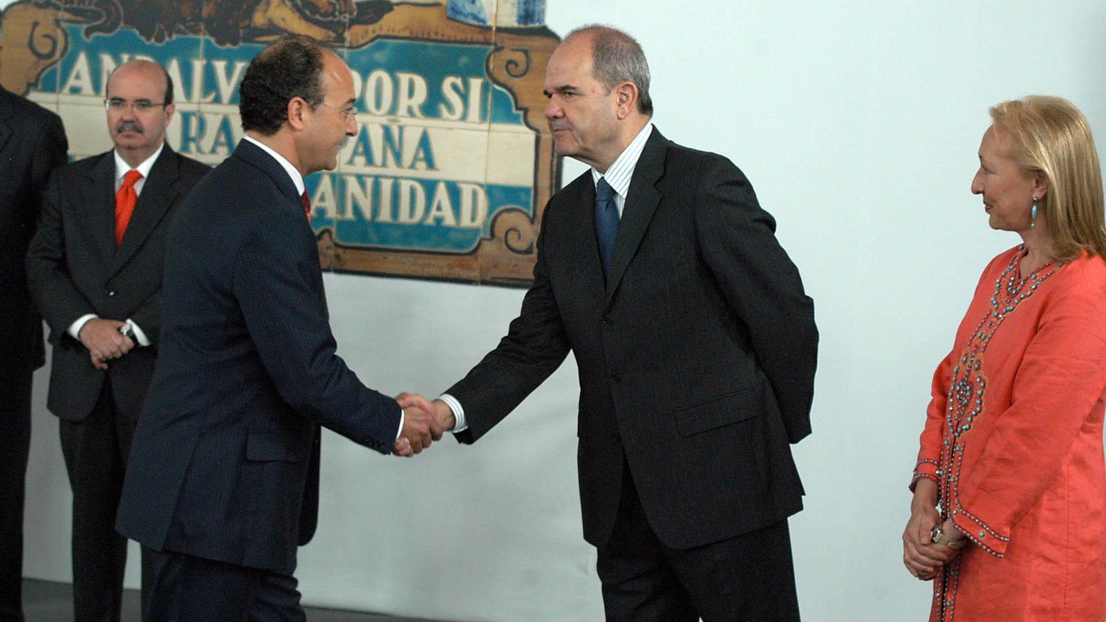 Martín Soler toma posesión como consejero en presencia de Manuel Chaves y Fuensanta Coves