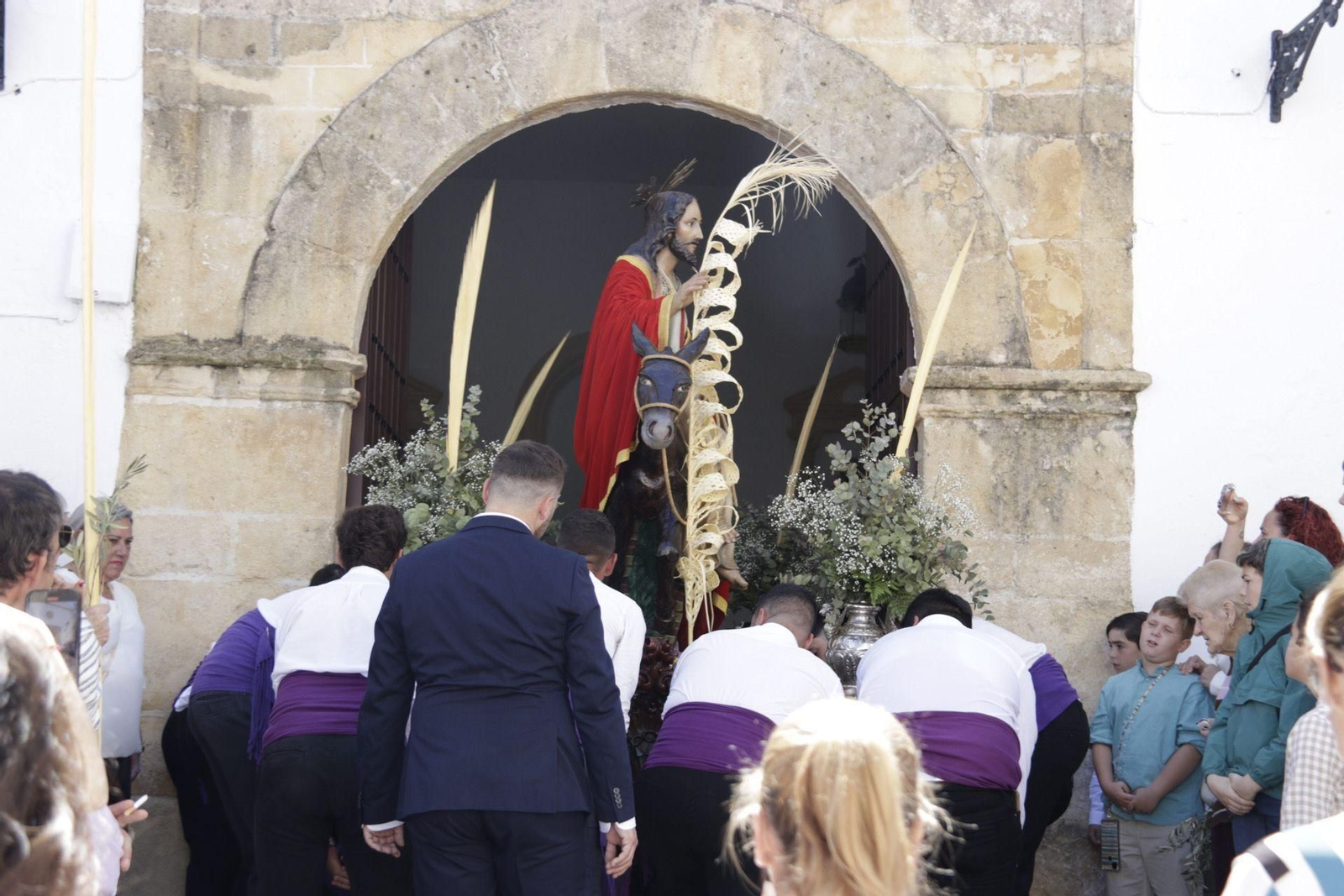 La procesión de la Borriquita en Almodóvar del Río, en imágenes