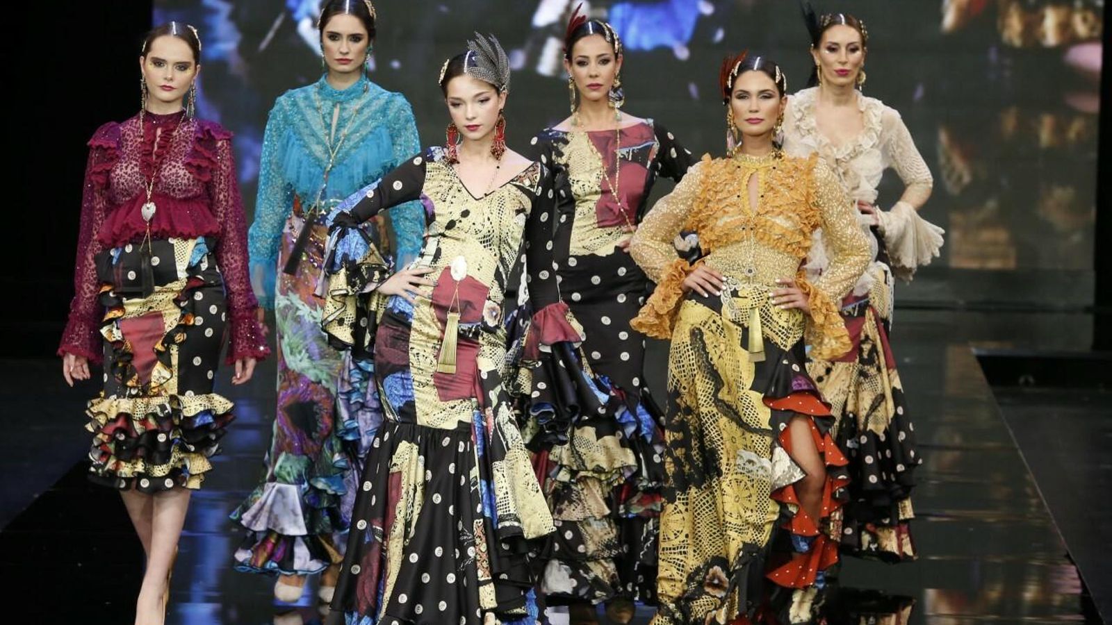 Algunas de las propuestas de la colección 'La furia rubia', de Aurora Gaviño.