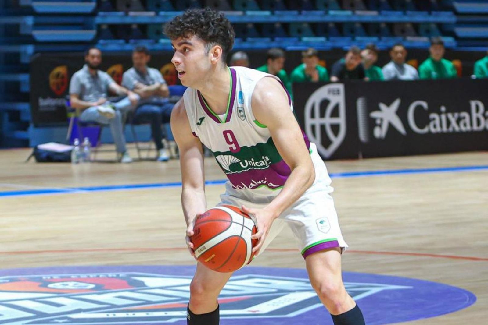 Javi Luque, jugador del Unicaja.