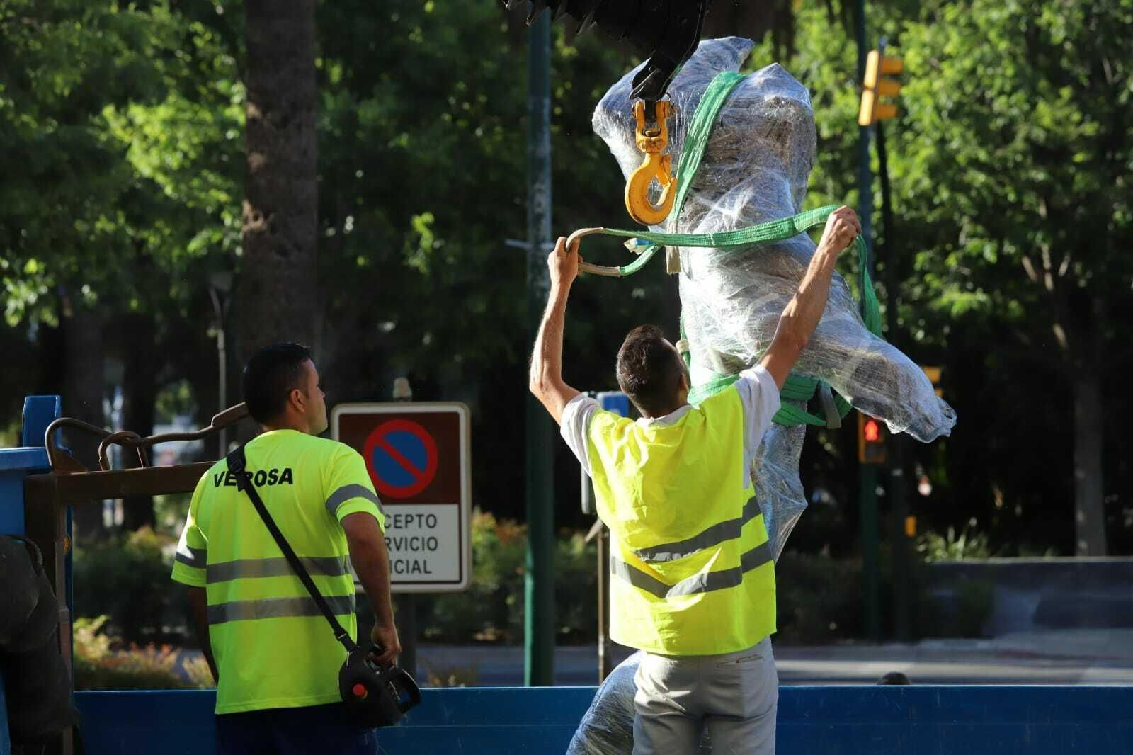 Las fotos del regreso del Marqués de Larios a la Alameda