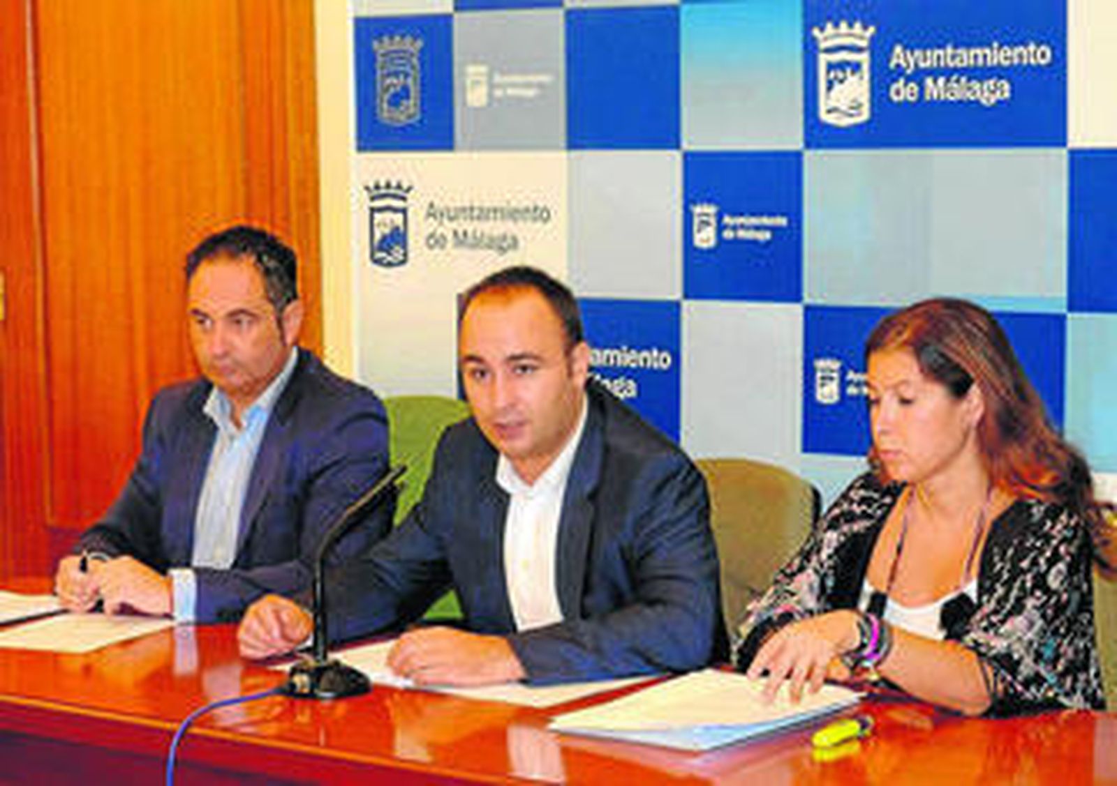 Francisco Cantos, Mario Cortés y Gemma del Corral, ayer, en rueda de prensa.