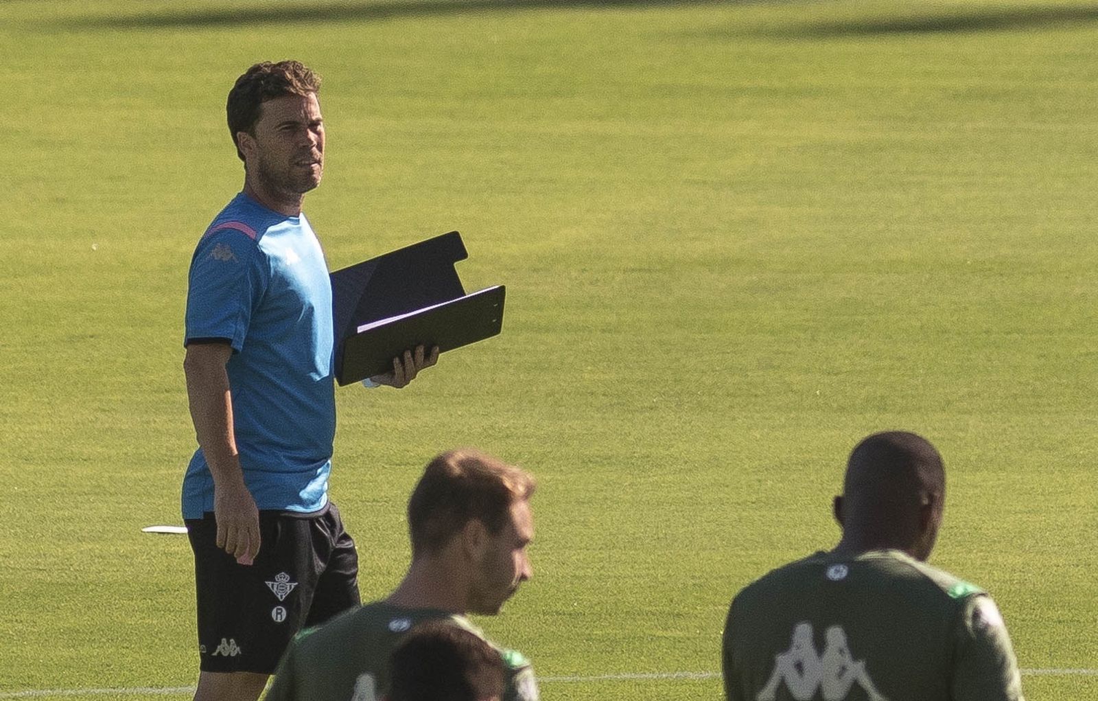 Rubi, durante un entrenamiento.