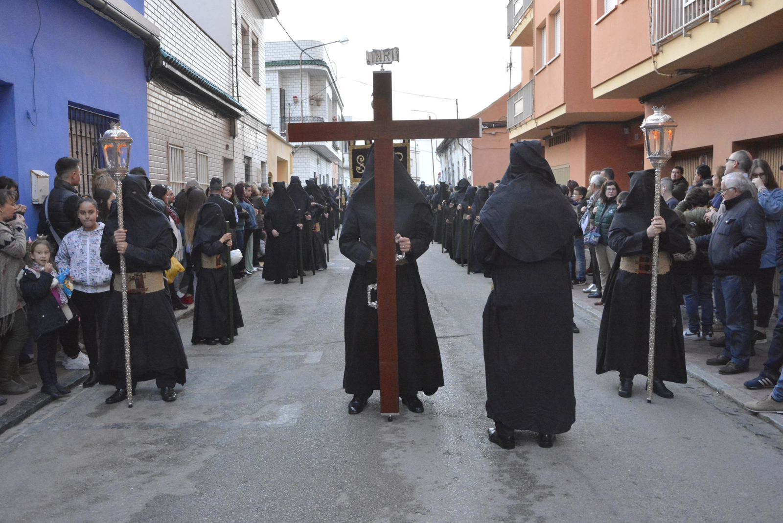 Imágenes del Lunes Santo en la comarca