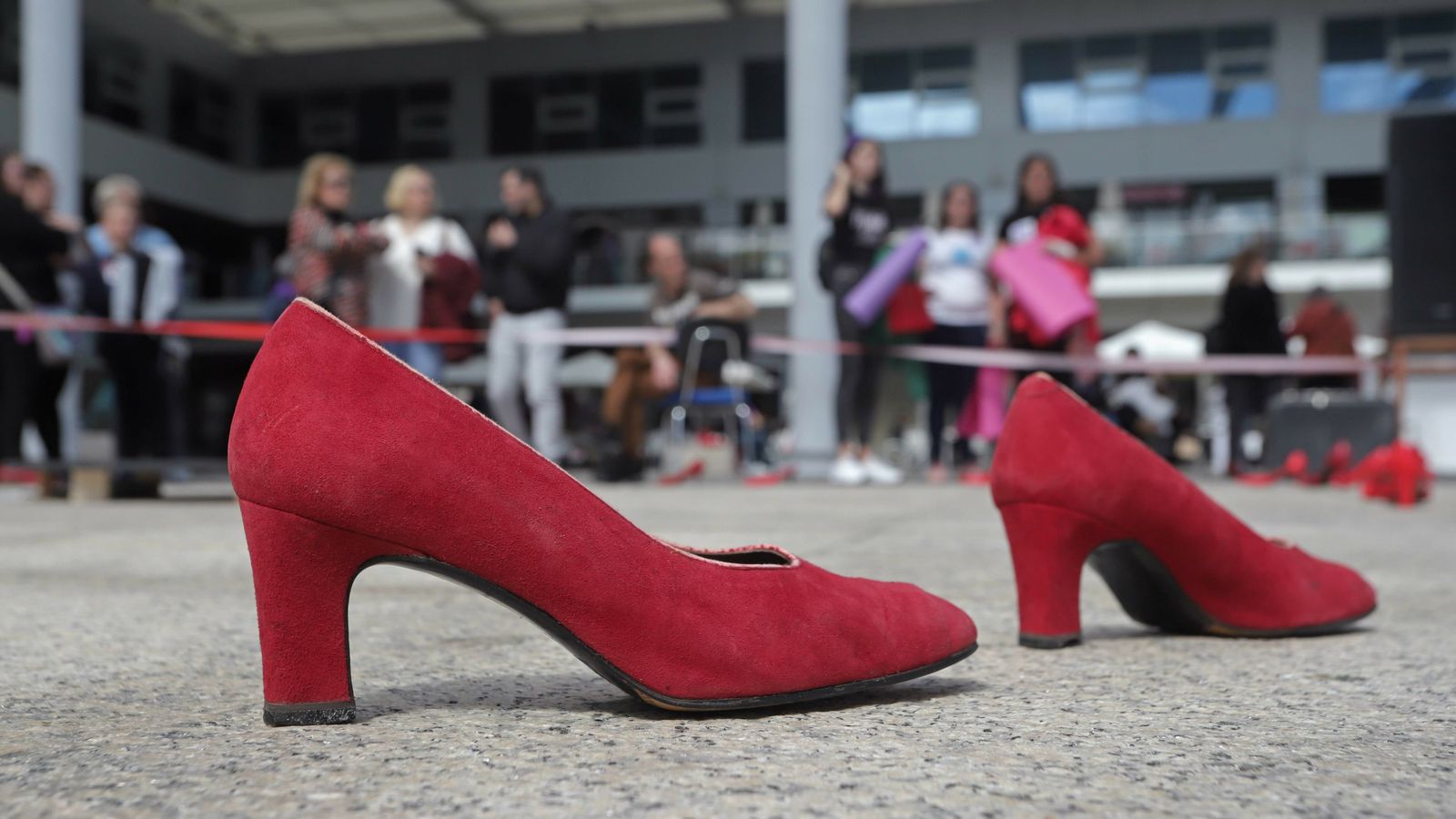 Imágenes de la manifestación  por el Día de la Mujer en Algeciras