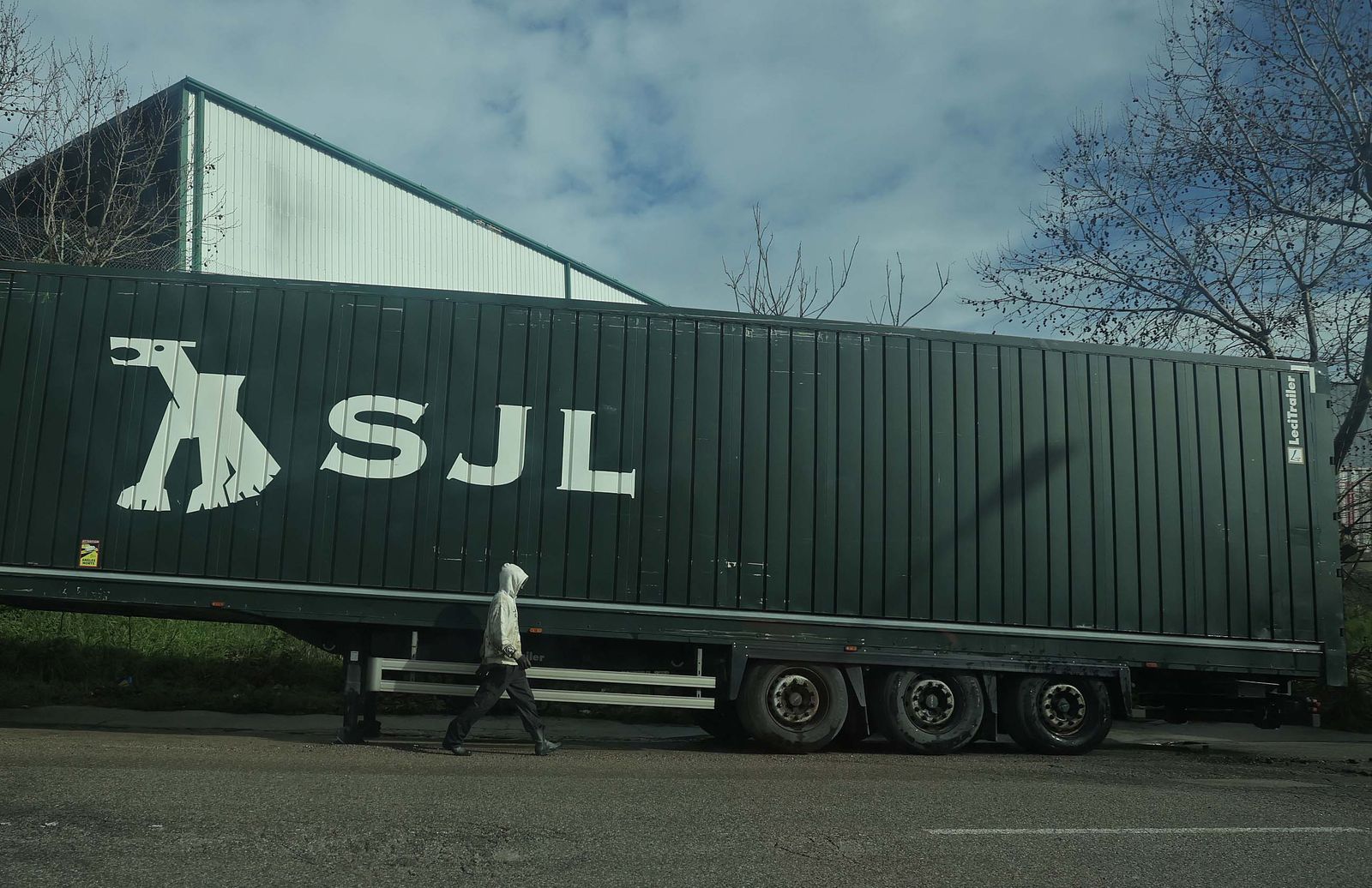 Fotos de los camiones retenidos en Algeciras