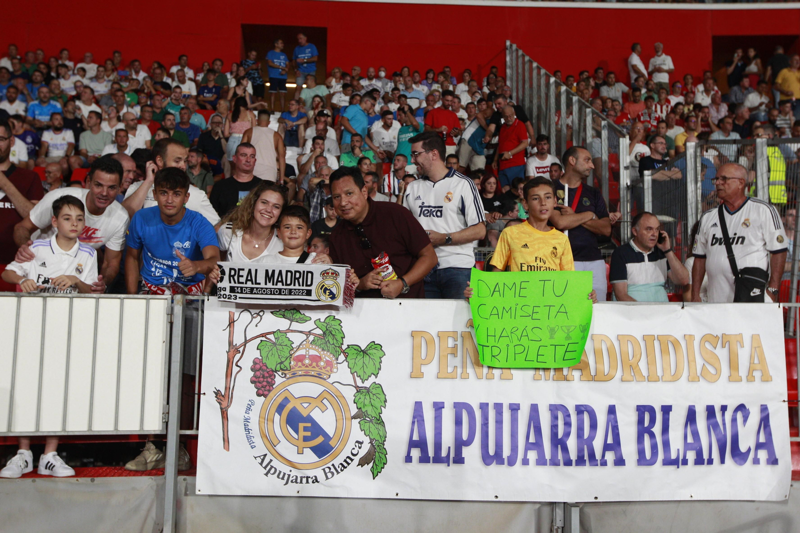 Imágenes del partido U.D. Almería-Real Madrid C.F. de la Liga Santander