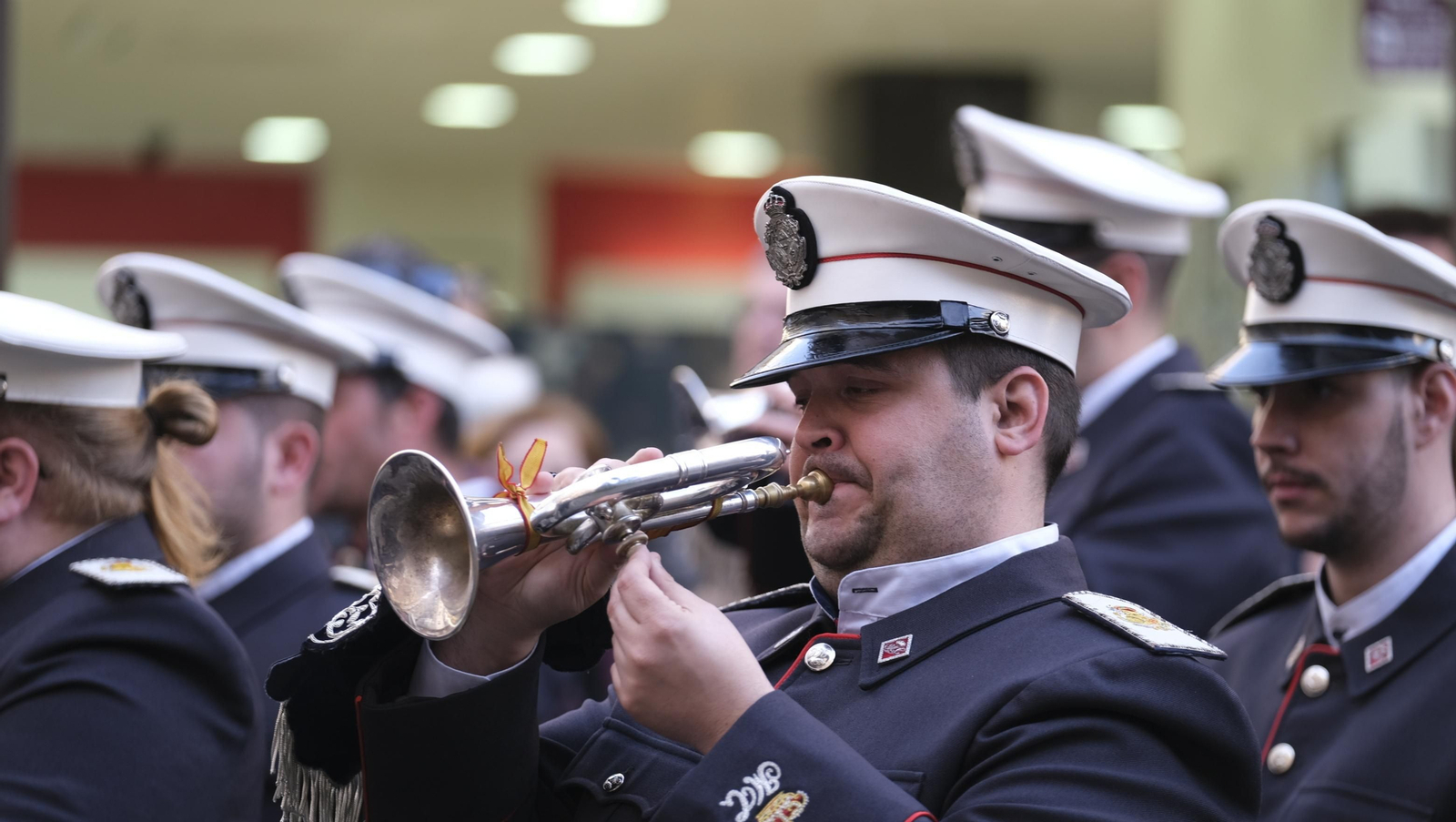 La procesión de Pasión en Almería, en imágenes