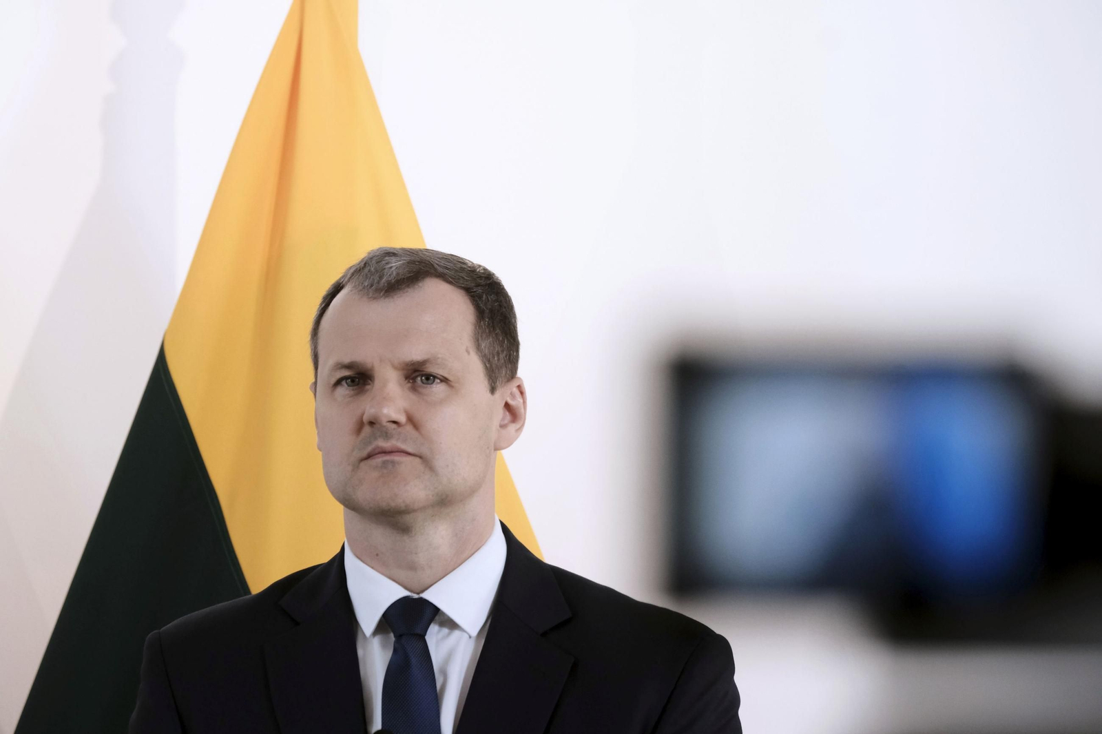El dimitido primer ministro lituano, Gintautas Paluckas.