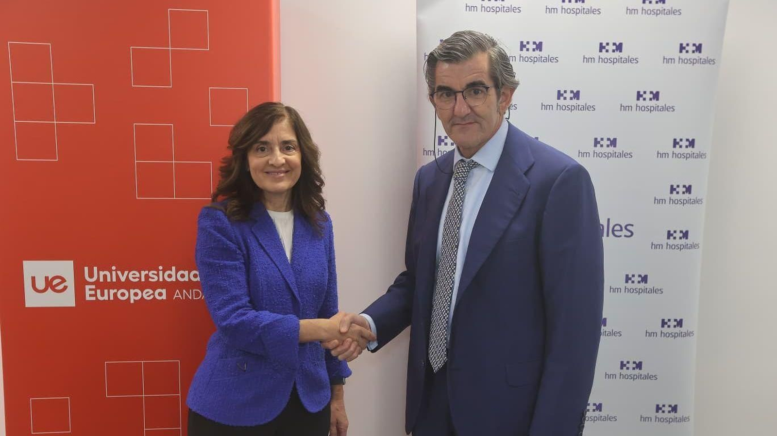 Dr. Juan Abarca junto a Otilia de la Fuente, presidenta y CEO de la Universidad Europea