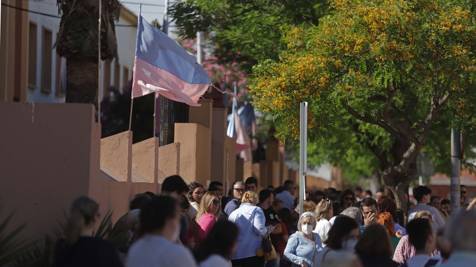 Fotos de la procesión de María Auxiliadora en La Línea