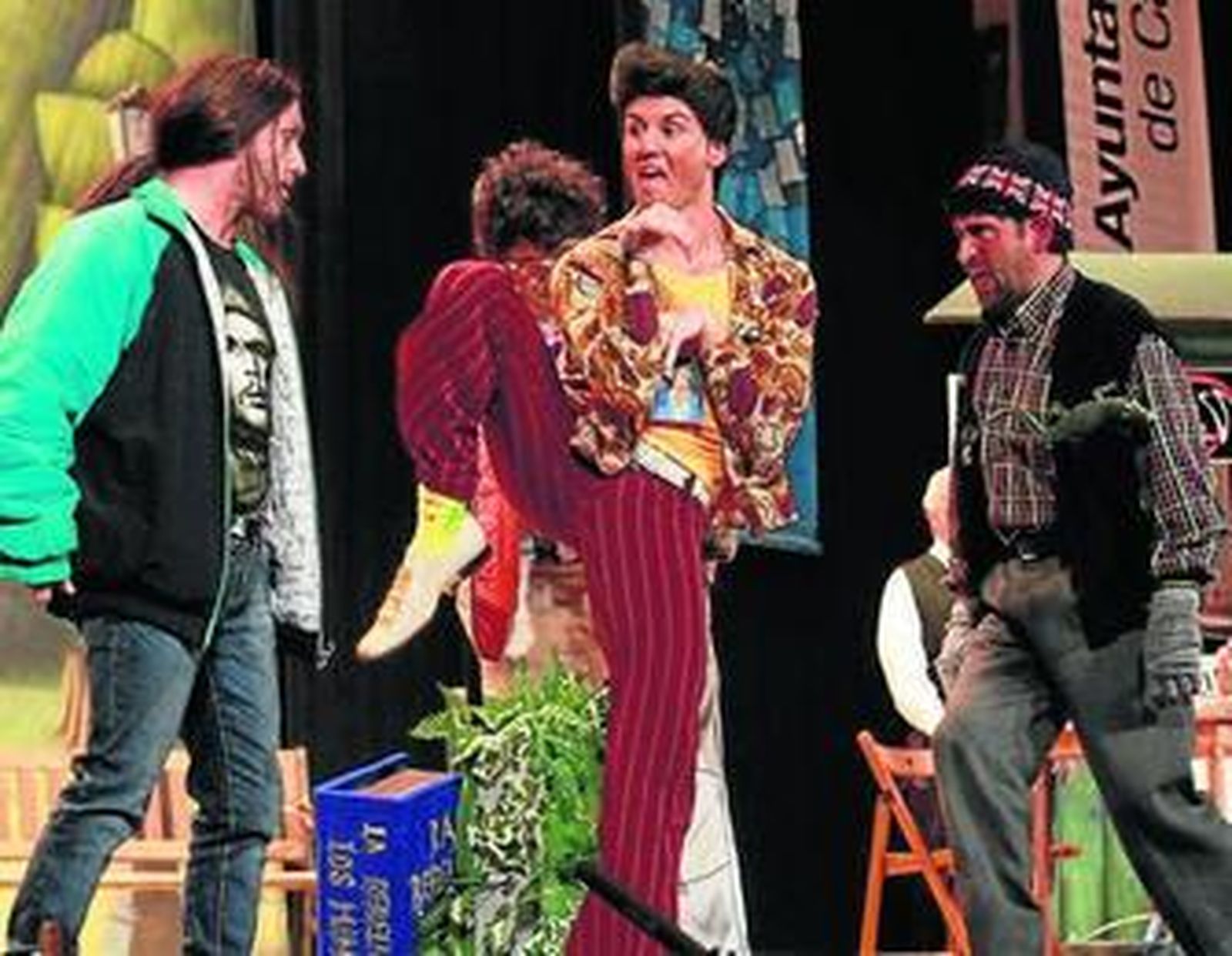 El cuarteto algecireño, el pasado miércoles, en el Falla.