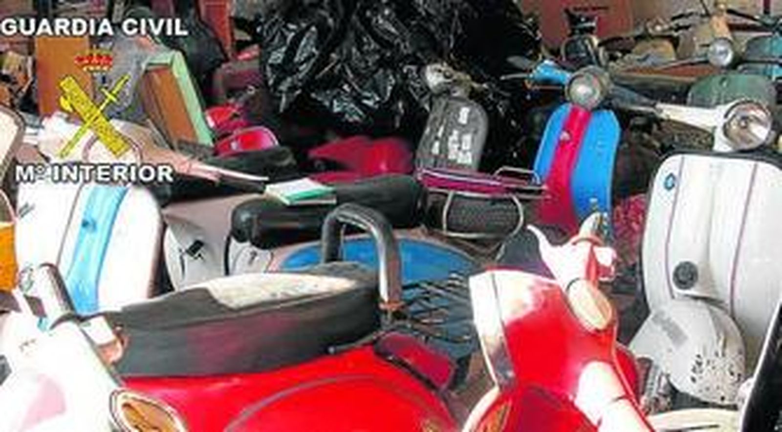 La Guardia Civil ha encontrado 53 motos clásicas sustraídas.