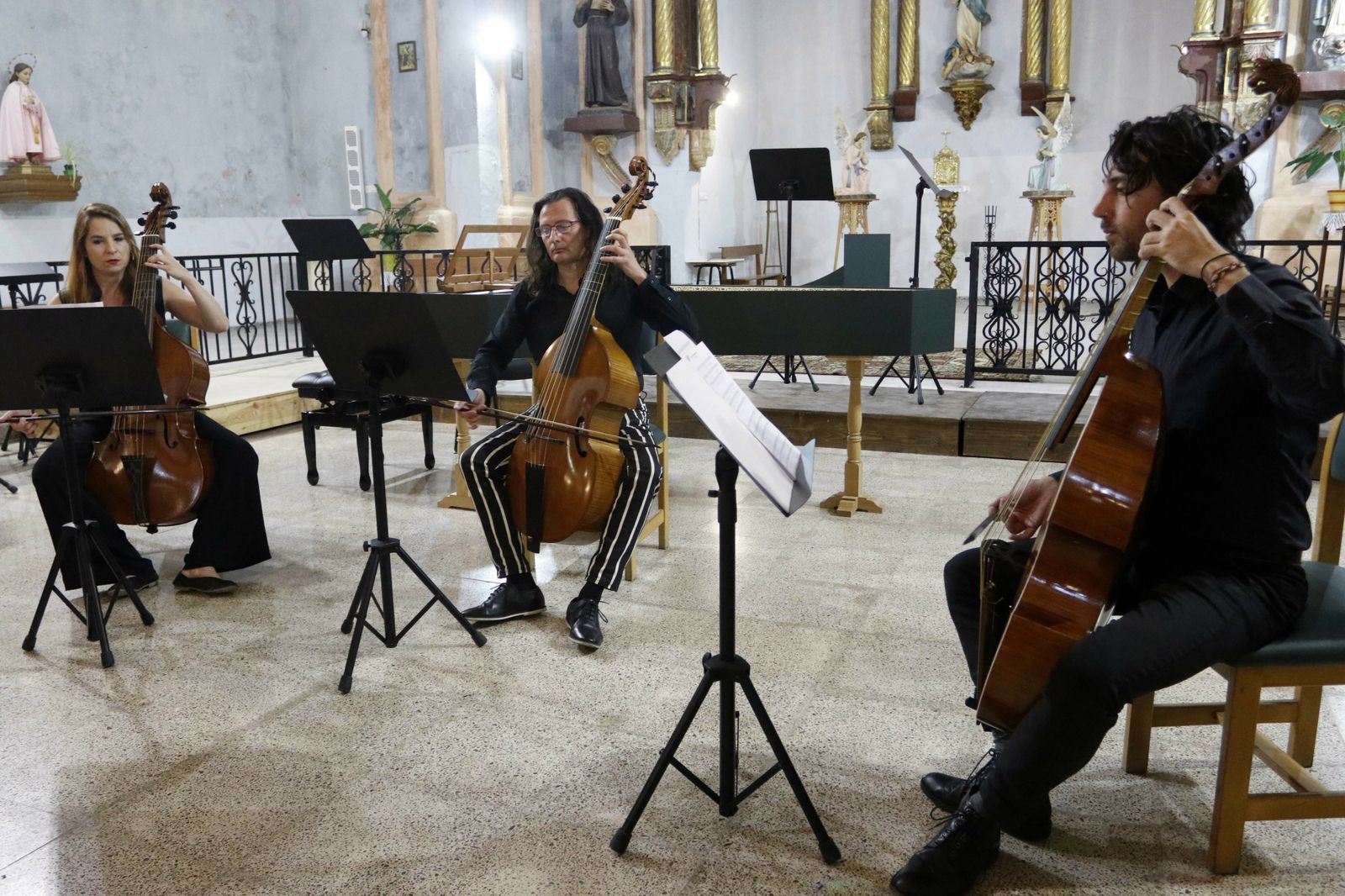 El aprendizaje de una semana se exhibe en el concierto final.