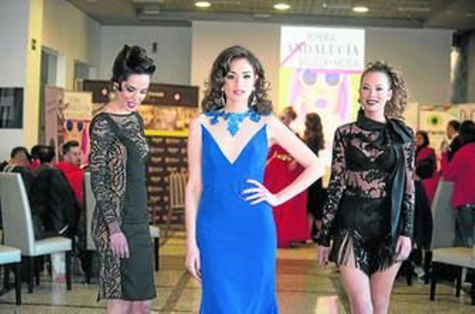 Tres modelos posan es un ejemplo de los que se podrá ver durante el fin de semana en Armilla.