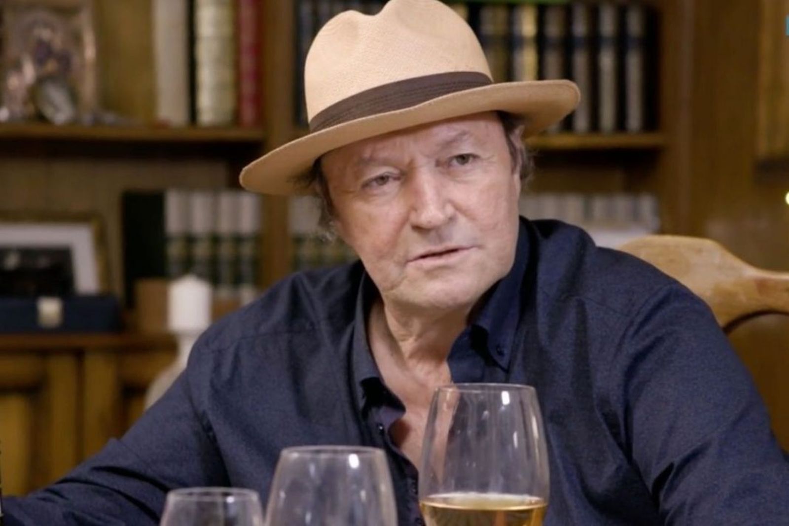 Amador Mohedano, en la cena que ofreció a sus compañeros de 'Ven a cenar conmigo. Gourmet edition'.