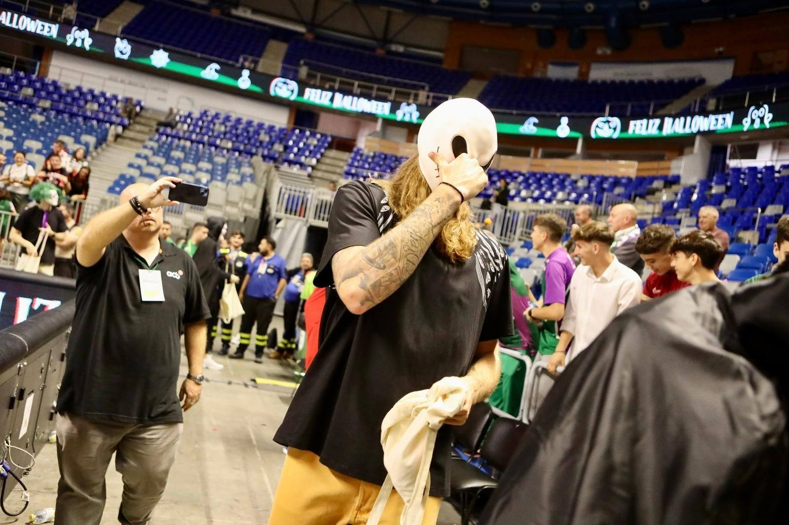 El Halloween del Unicaja, en fotos