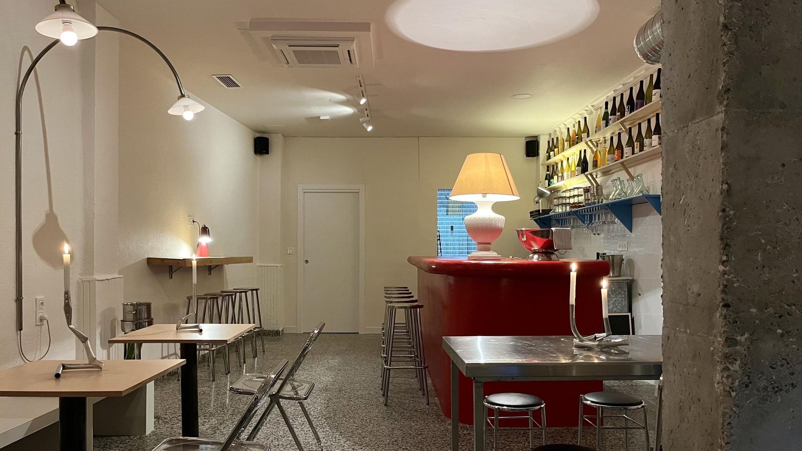 El interior de Agrado.