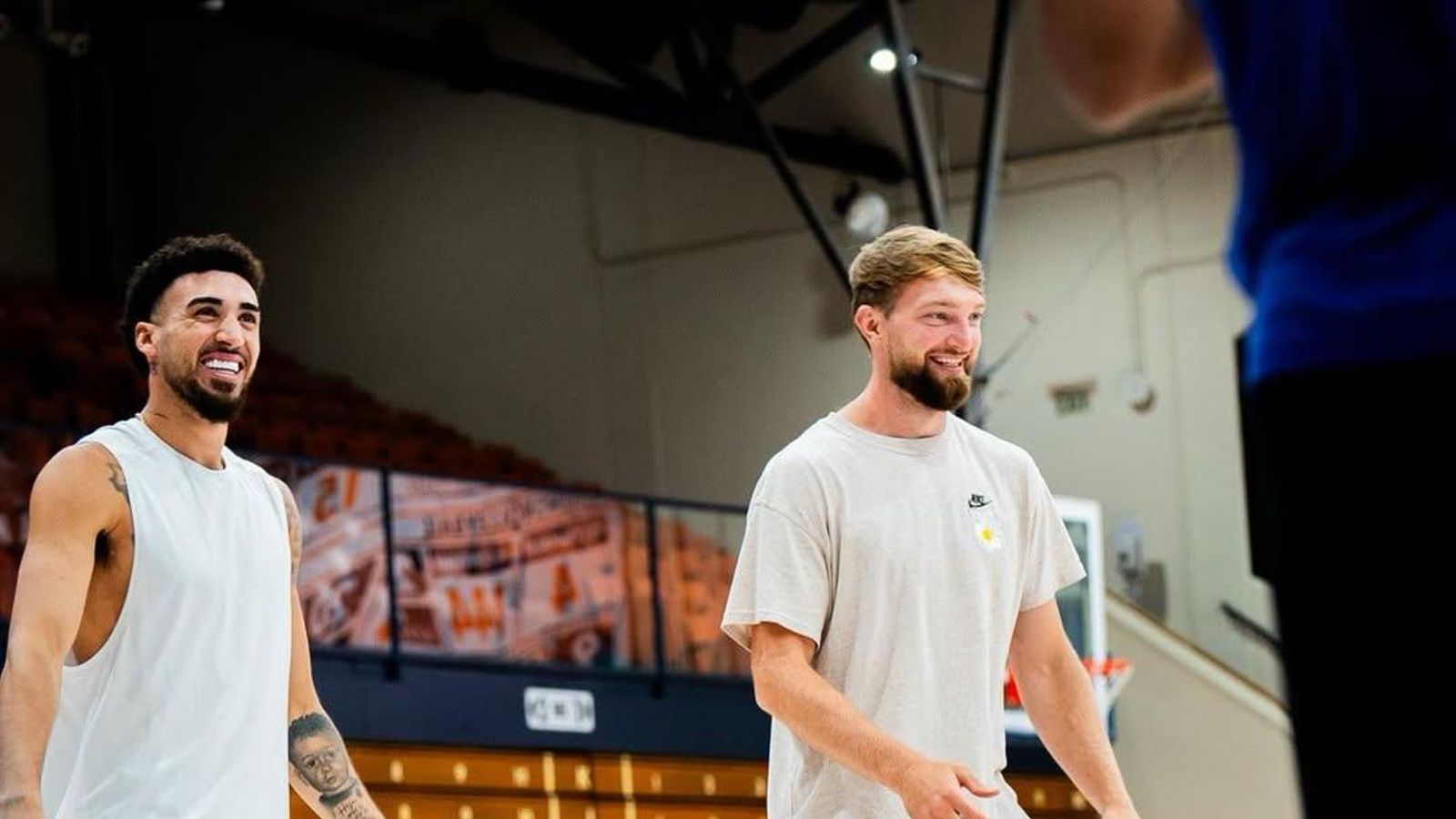 Con Domas Sabonis, en Indiana.