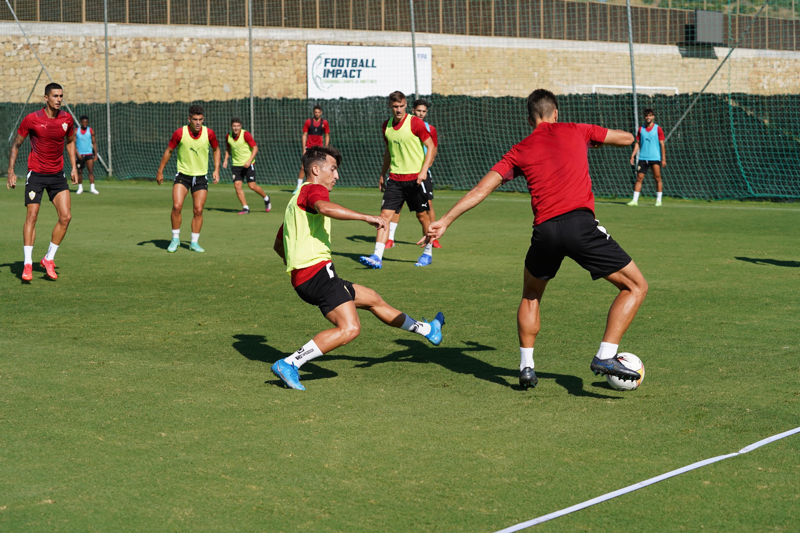Entrenamiento del Almería, jueves 5