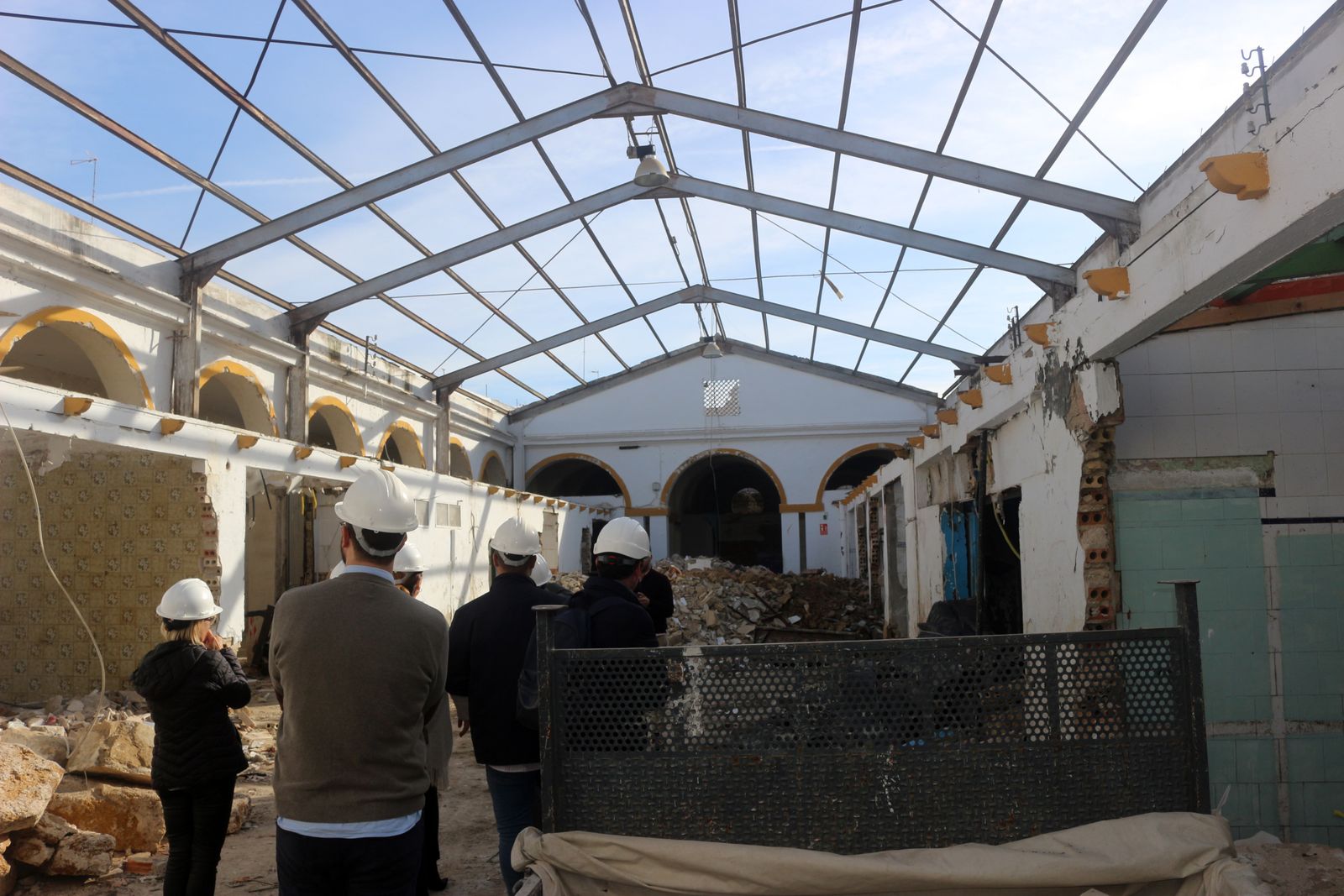 Las obras del Mercado de Abastos de Puerto Real