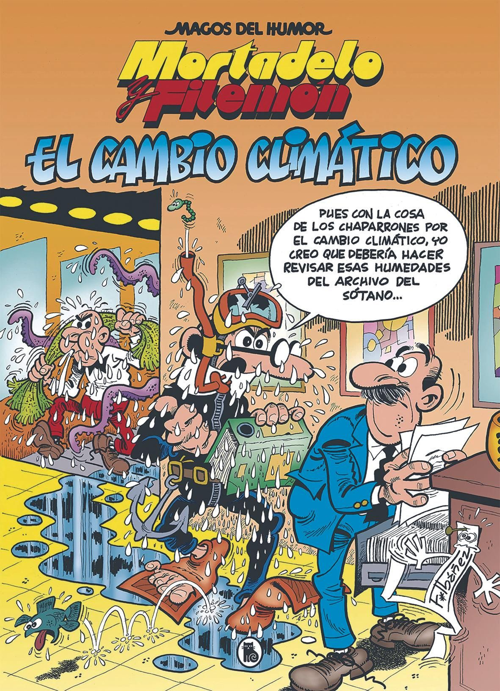 'El cambio climático', álbum de Mortadelo y Filemón.
