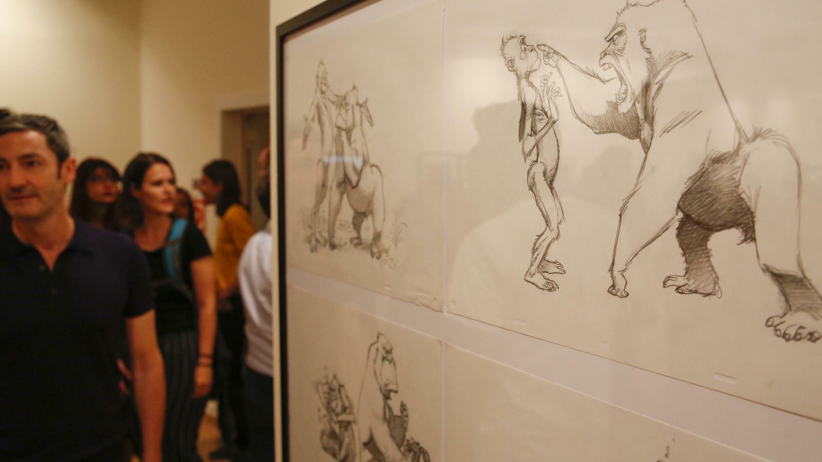 Uno de los dibujos originales