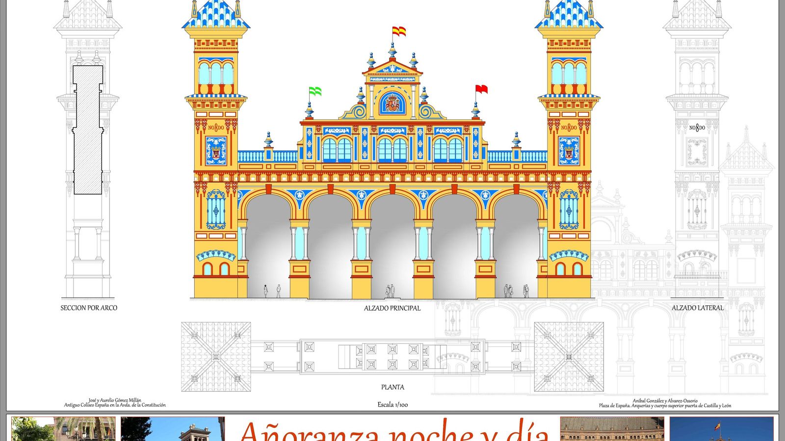 Una portada regionalista para la Feria de Sevilla de 2023