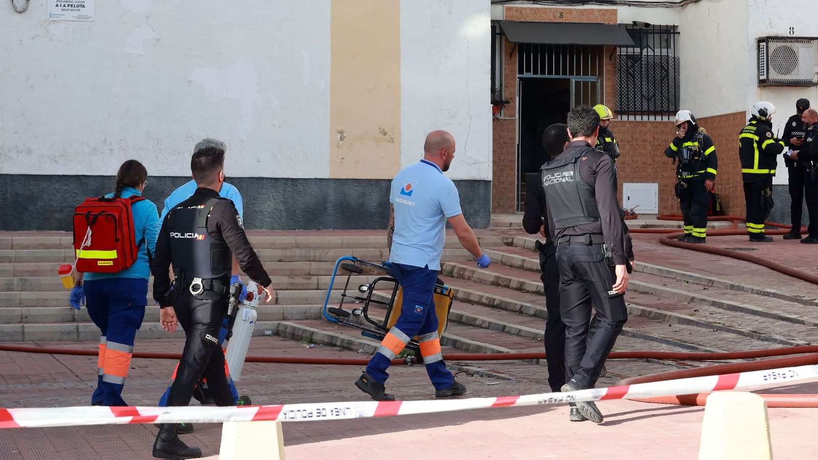 Incendio en una vivienda de San Telmo en Jerez