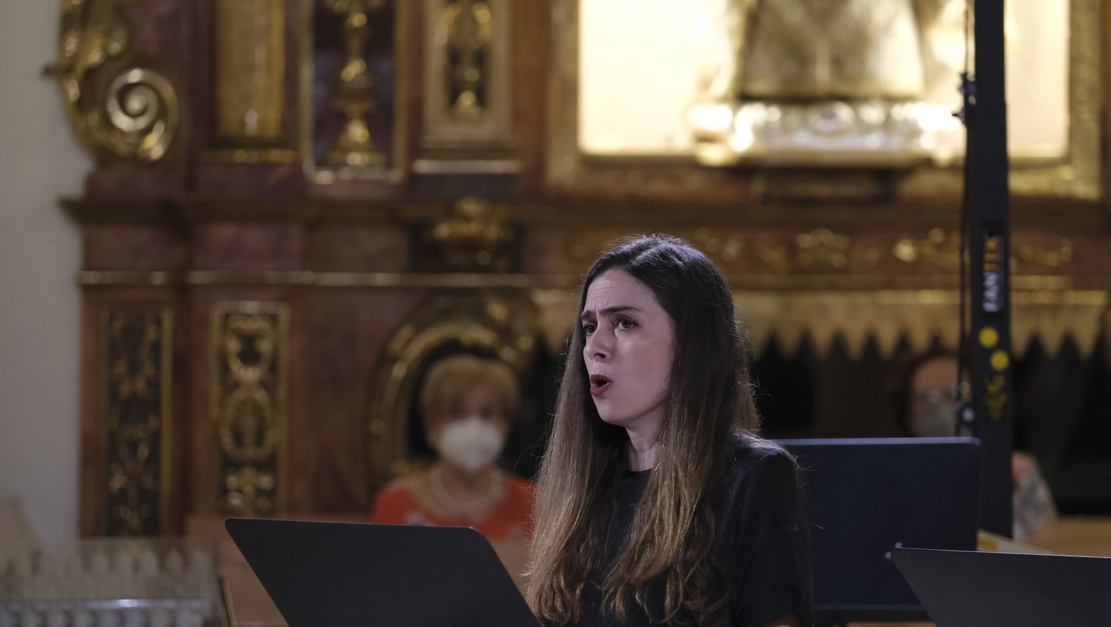 Imágenes de la actuación de Íliber Ensemble y el Coro Tomás Luis de Victoria en el XXI Festival de Música Renacentista y Barroca de Vélez Blanco