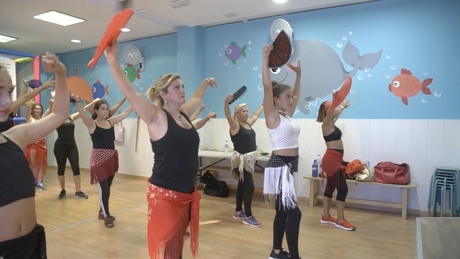 Imagen de una actividad de fit gipsy dance.