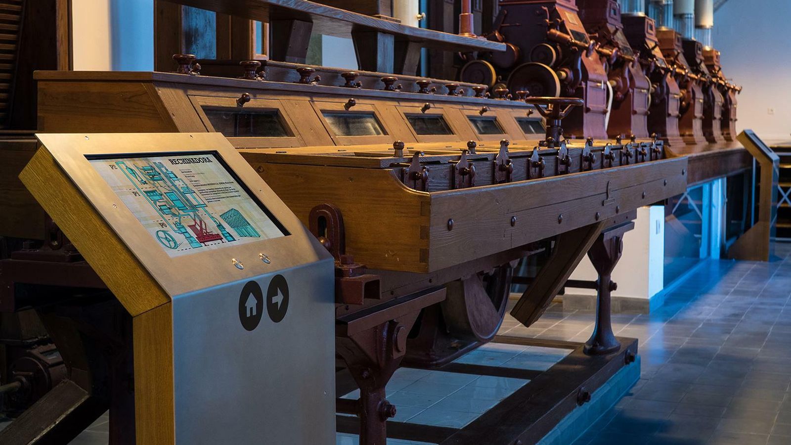 Interior de la Harinera del Guadaíra.