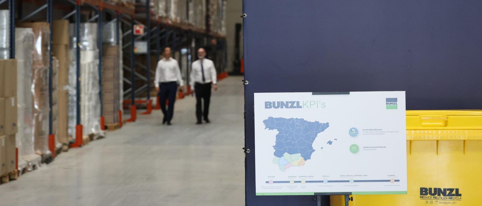 El centro logístico de Bunzl está en el polígono Santa Teresa de la capital.