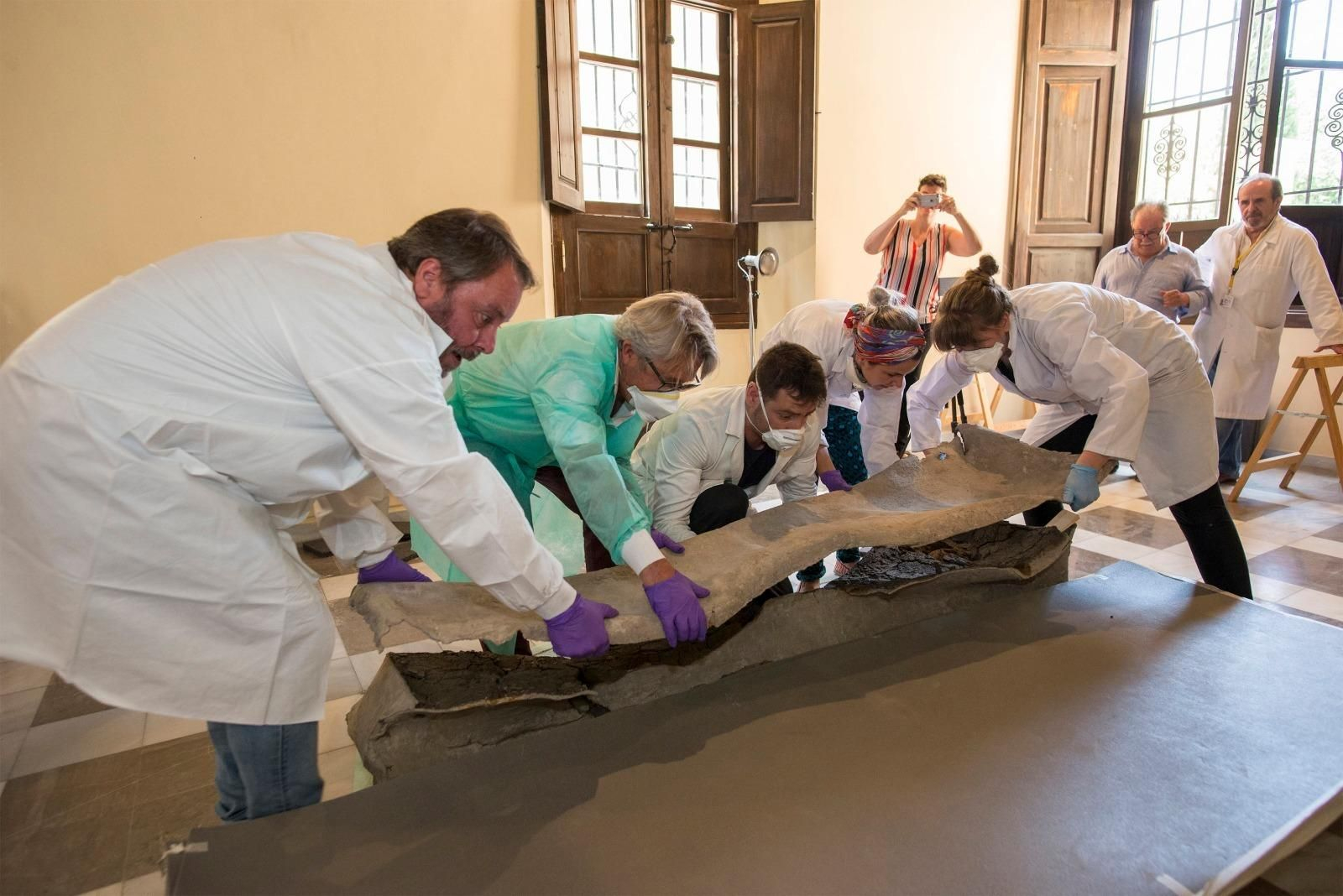 El sarcófago de Villamena pudo ser manipulado tras la época romana