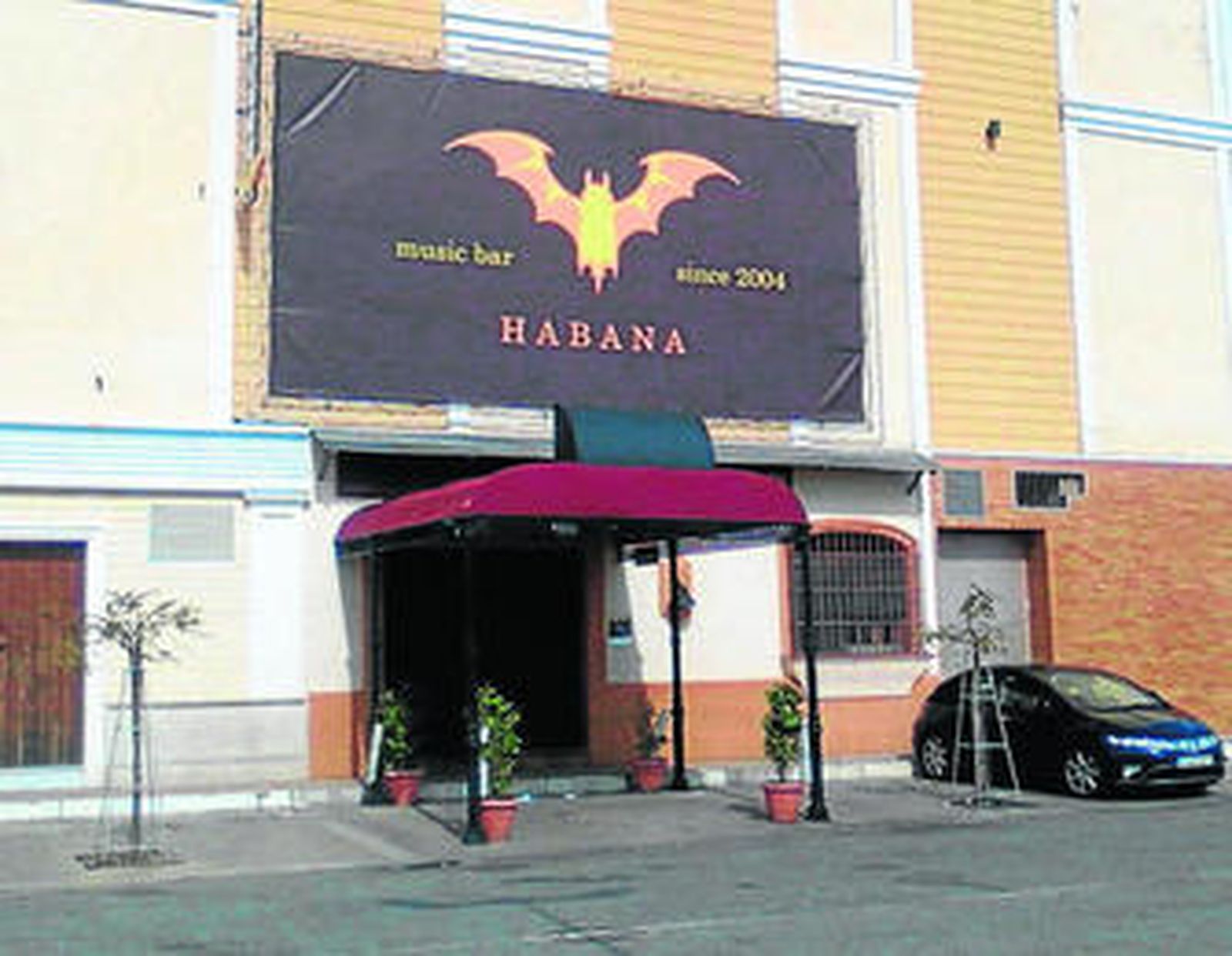 Acceso a la discoteca, donde se produjo el altercado.