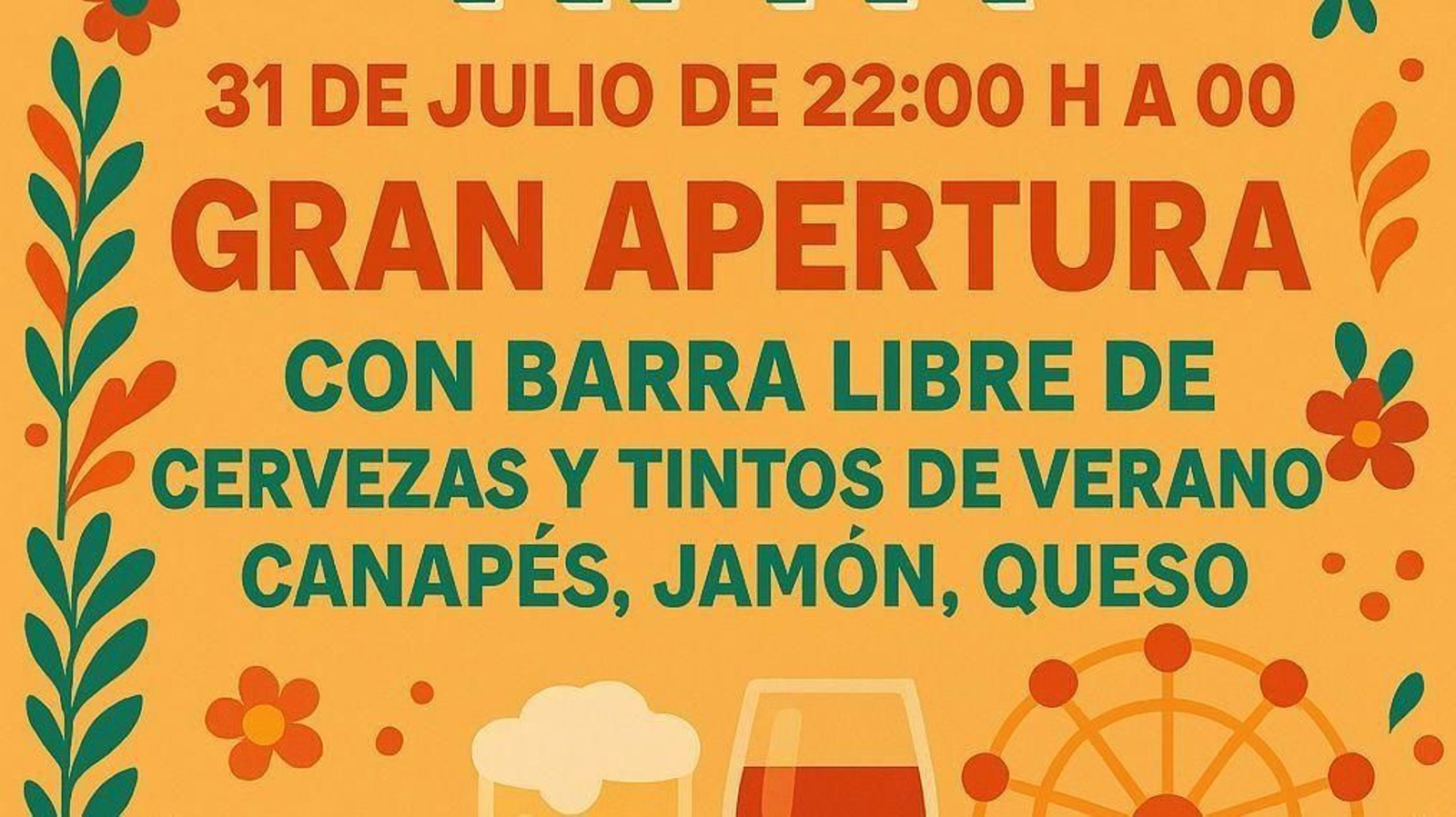 Cartel de la caseta Ni Lú Ni Fá