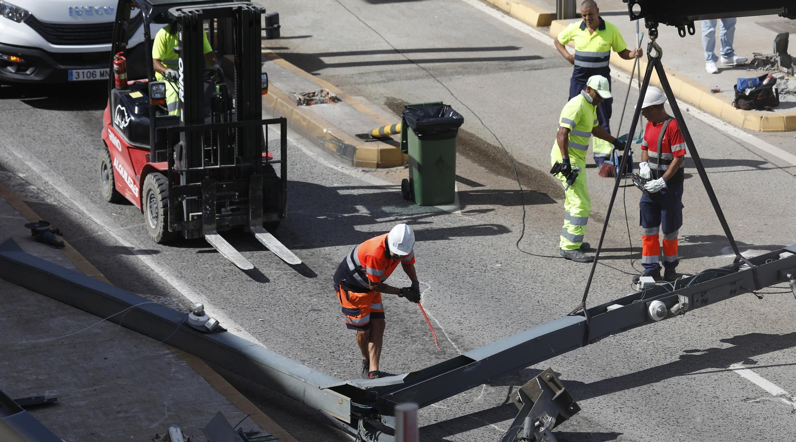 Fotos del Accidente en el Acceso Norte al Puerto de Algeciras