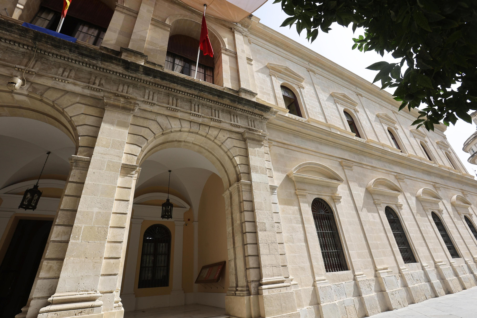 Fachada del Ayuntamiento de Sevilla.