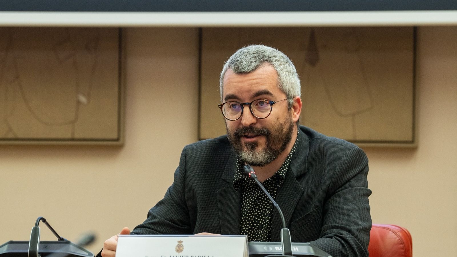 Javier Padilla,  secretario de estado de Sanidad, durante su intervención en el encuentro.