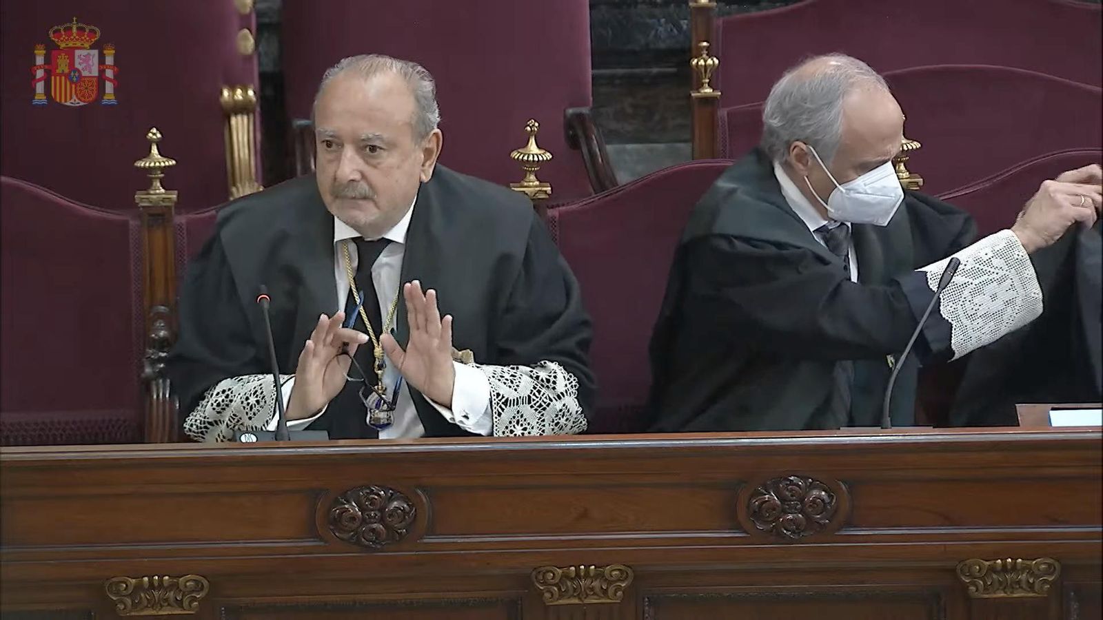 El fiscal Rafael Escobar durante su intervención en el Supremo. El fiscal Rafael Escobar durante su intervención en el Supremo.