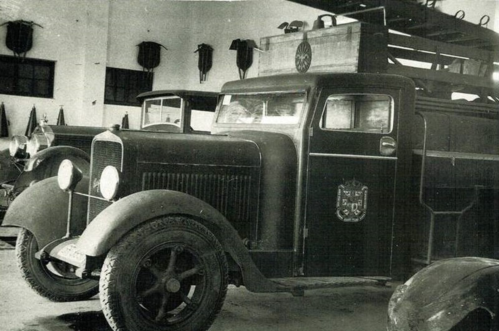 Imagen de archivo de un coche de bomberos de Granada