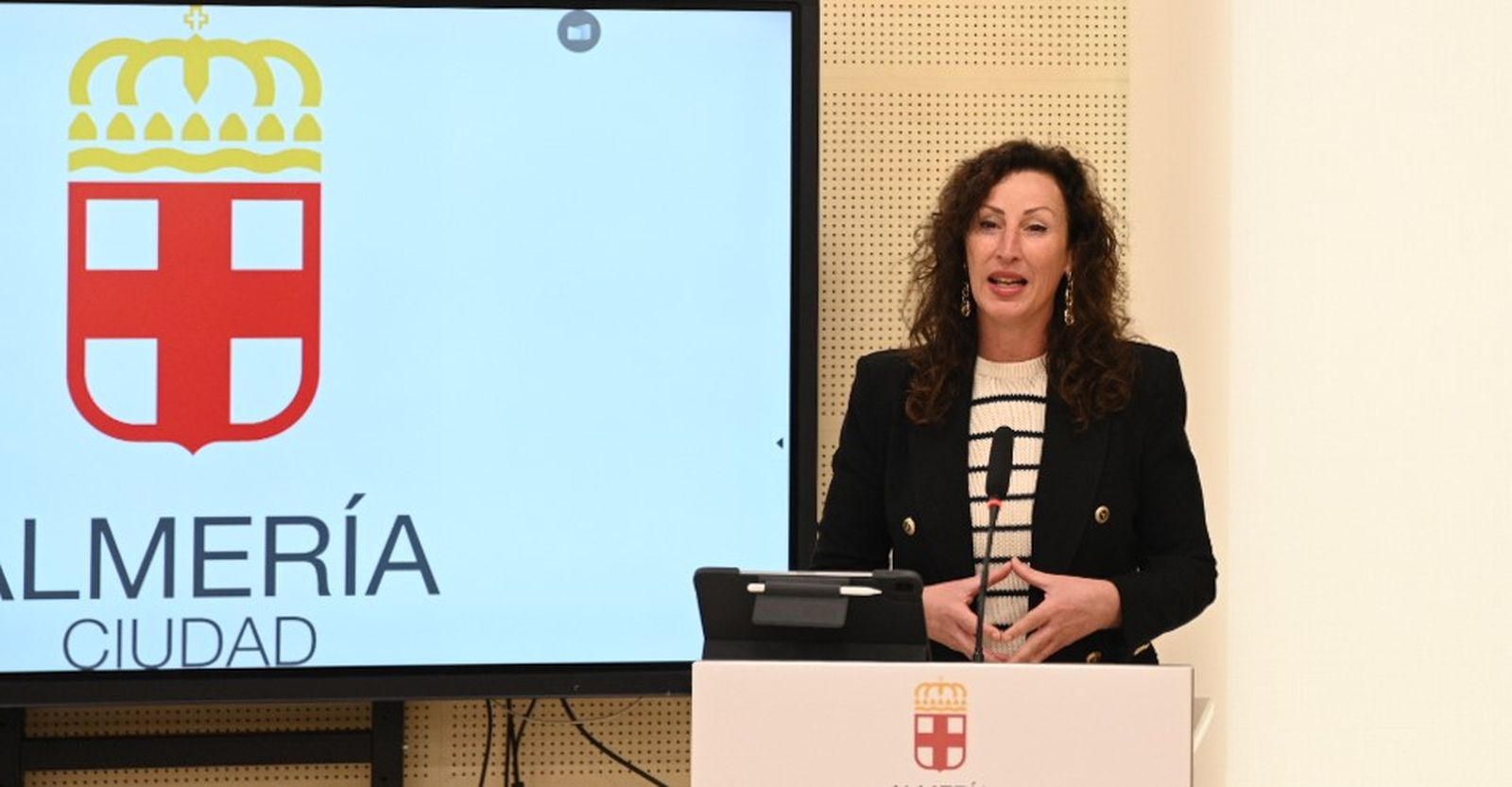 María del Mar Vázquez, en rueda de prensa