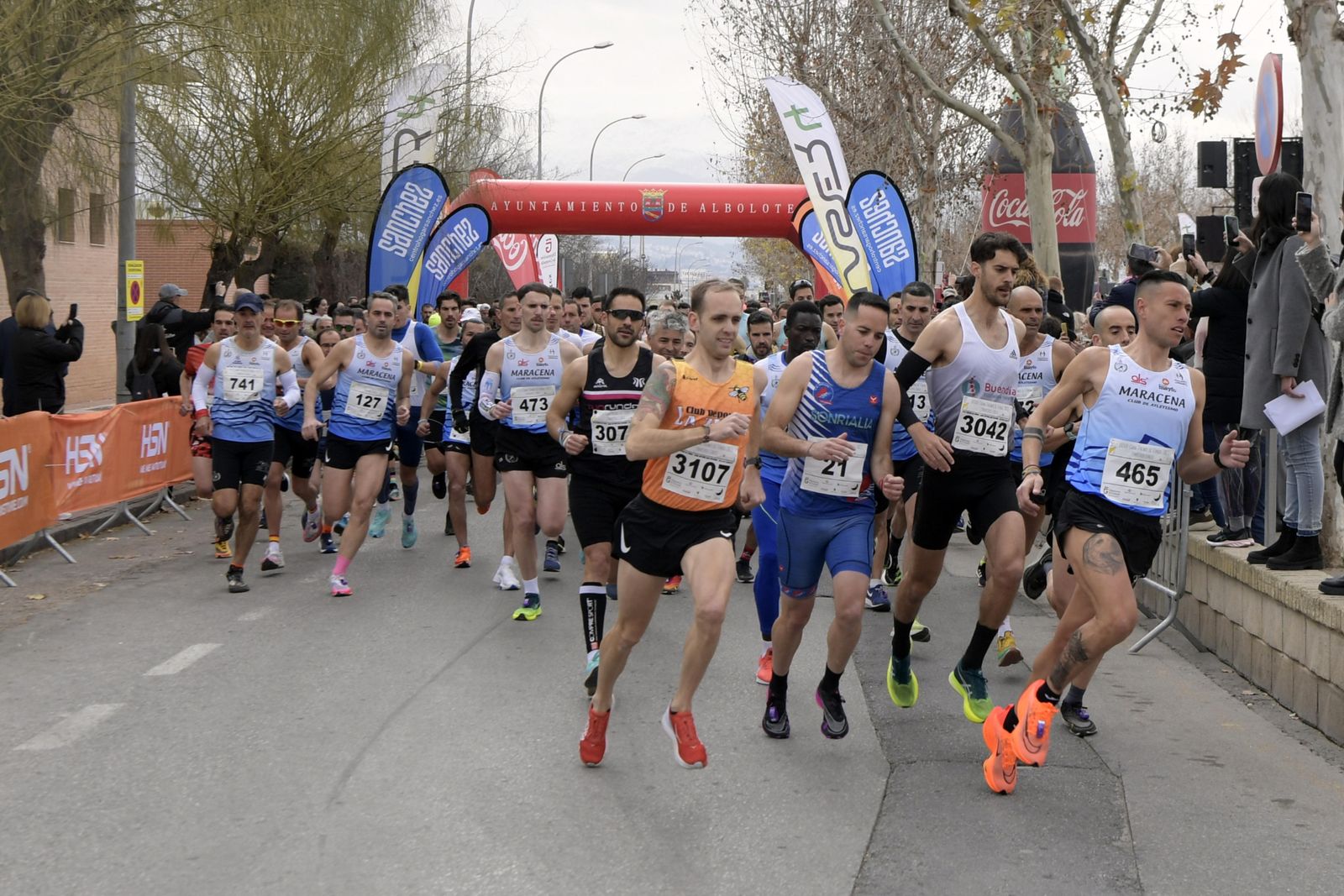 Las imágenes del inicio en Albolote del Gran Premio de Fondo 2023