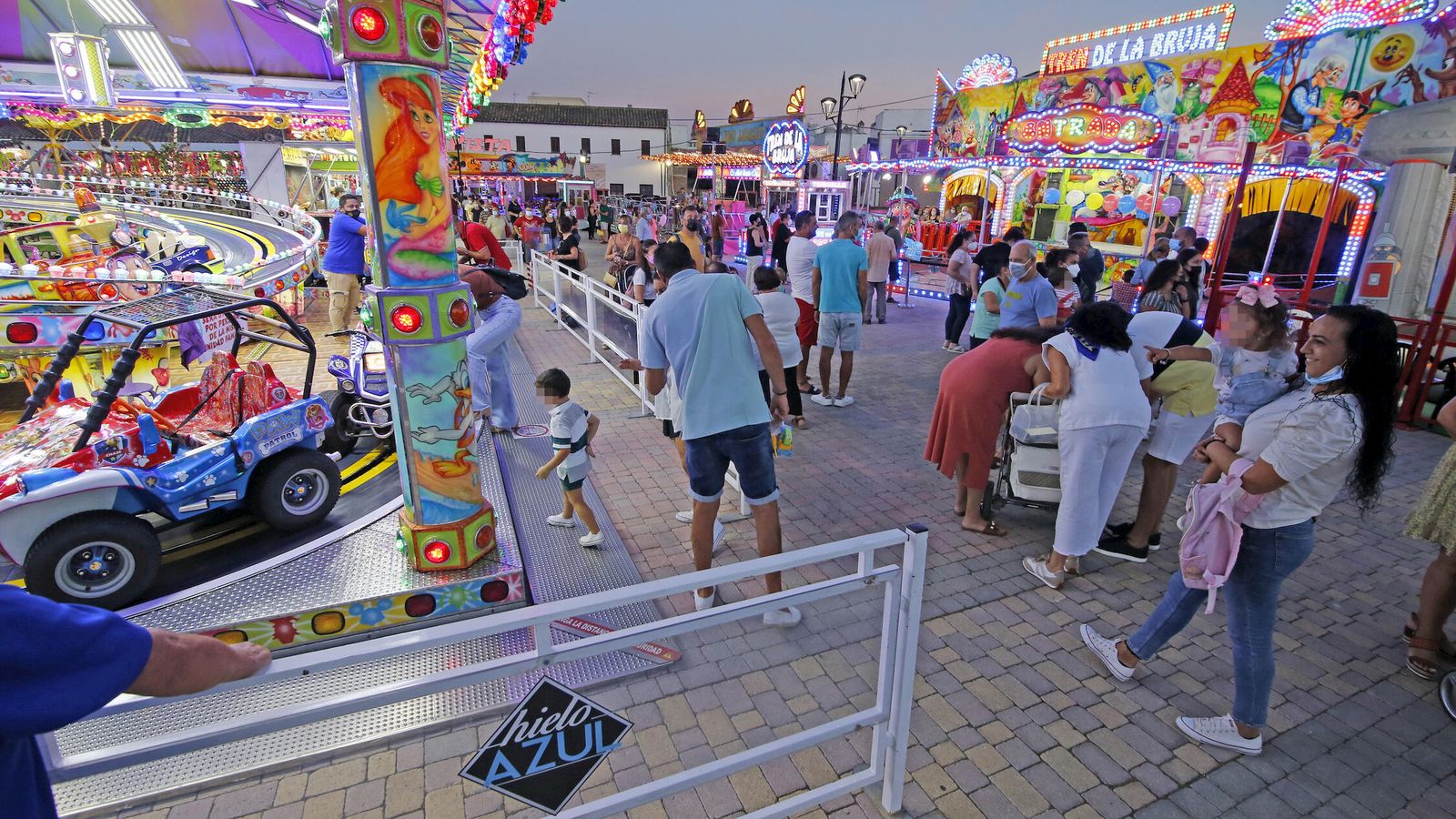 Las atracciones de la plaza Belén ya están abiertas
